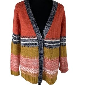 CottonOn Multi Color Oversized Cardigan